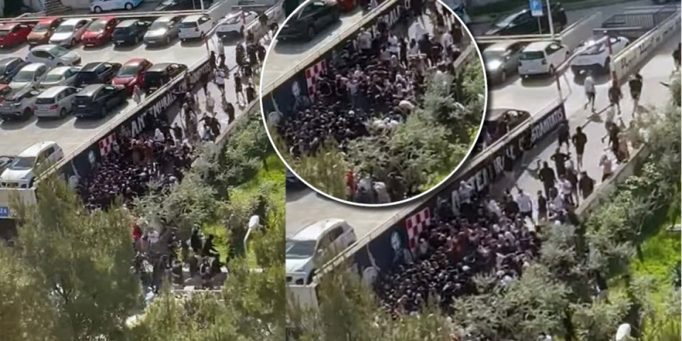 Pojavio se snimak jezive tuče u Hrvatskoj! Huligani upadali ljudima u automobile? (FOTO/VIDEO)