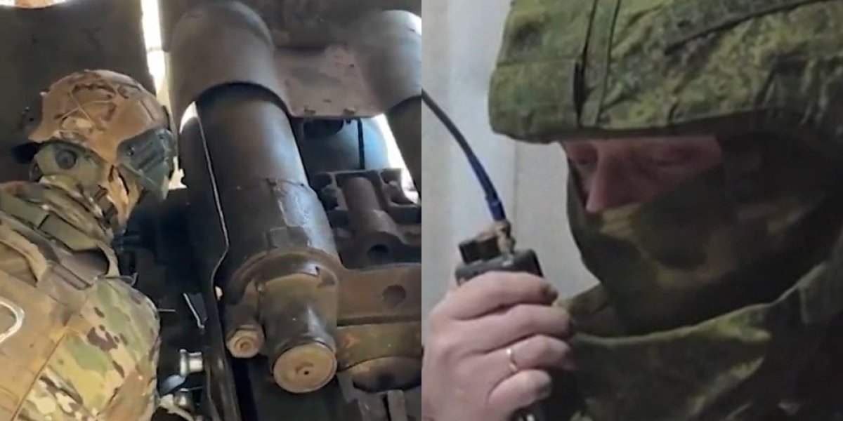 Ruski artiljerci drže lekciju ukrajinskim vojnicima zbog nepristojnih gestova operateru drona! (VIDEO)