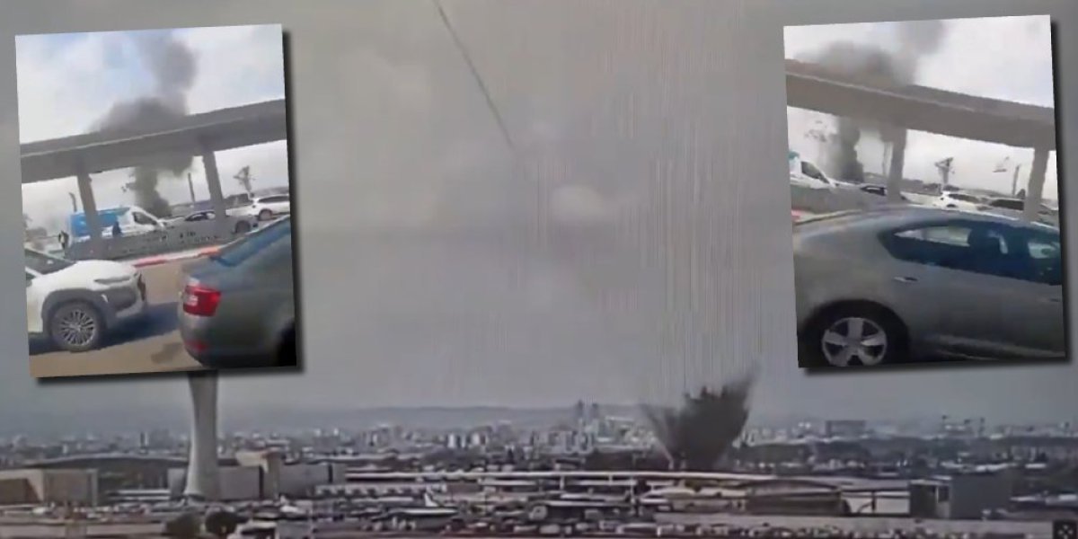 (VIDEO) POGOĐEN AERODROM BEN GURION! Huti razaraju Izrael raketama: Gvozdena kupola zakazala, pada kiša projektila!