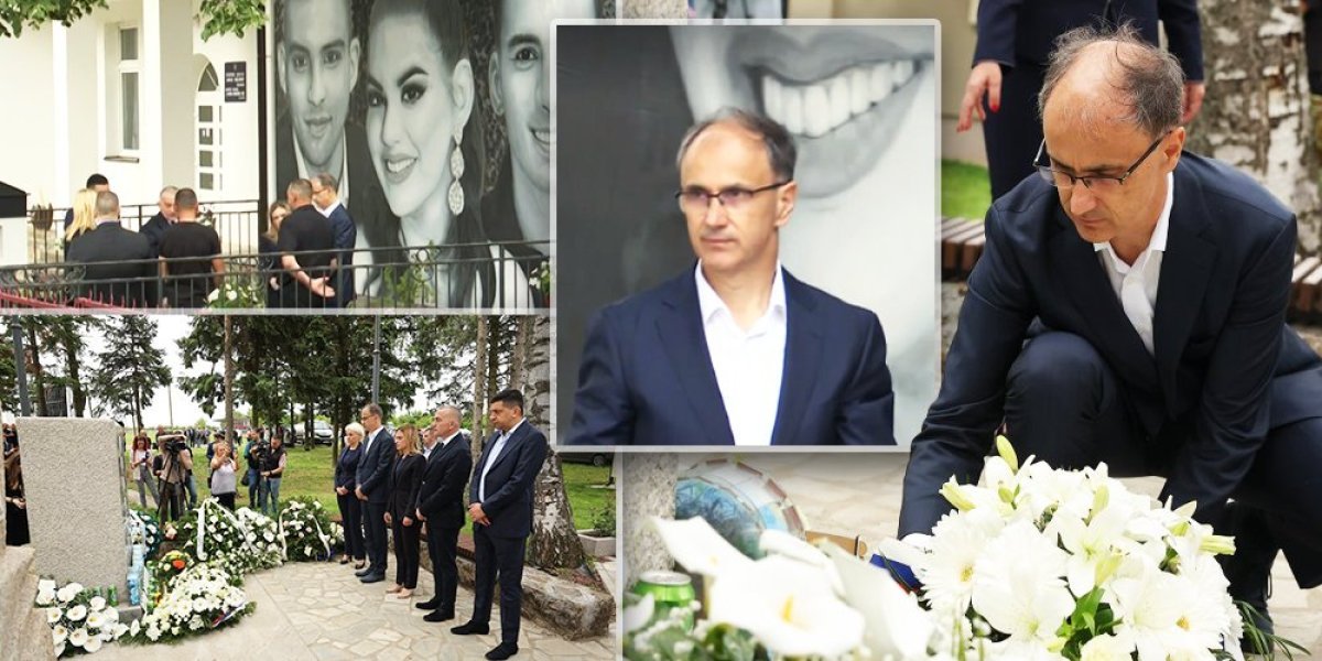 Đuro Macut stigao u Dubonu i Malo Orašje - Predsednik Vlade zapalio sveću i položio venac žrtvama masakra (FOTO)