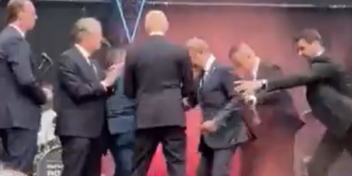 Incident u Holandiji! Bačena dimna bomba na premijere Holandije i Poljske, nastao haos, obezbeđenje hitno reagovalo! (VIDEO)