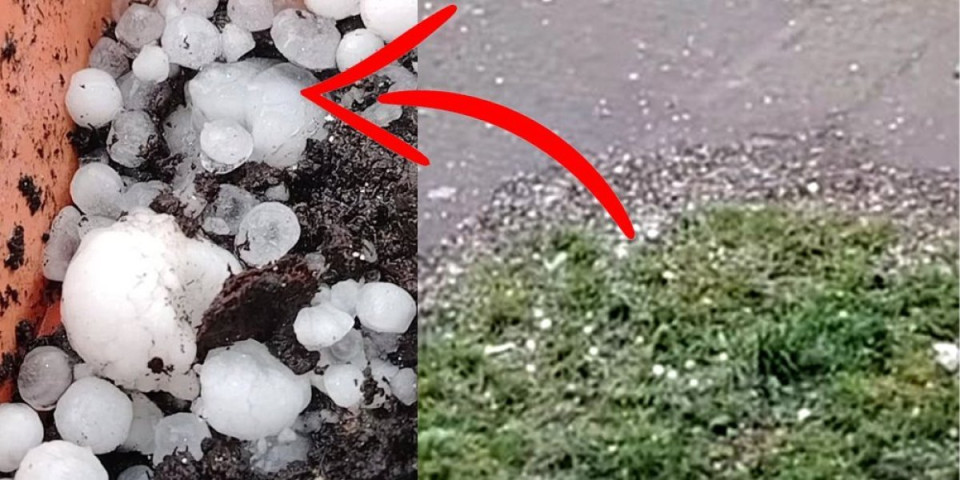 Bije i ne staje! Nevreme i na istoku Srbije! Zaječar obeleo od ledenica! (VIDEO)