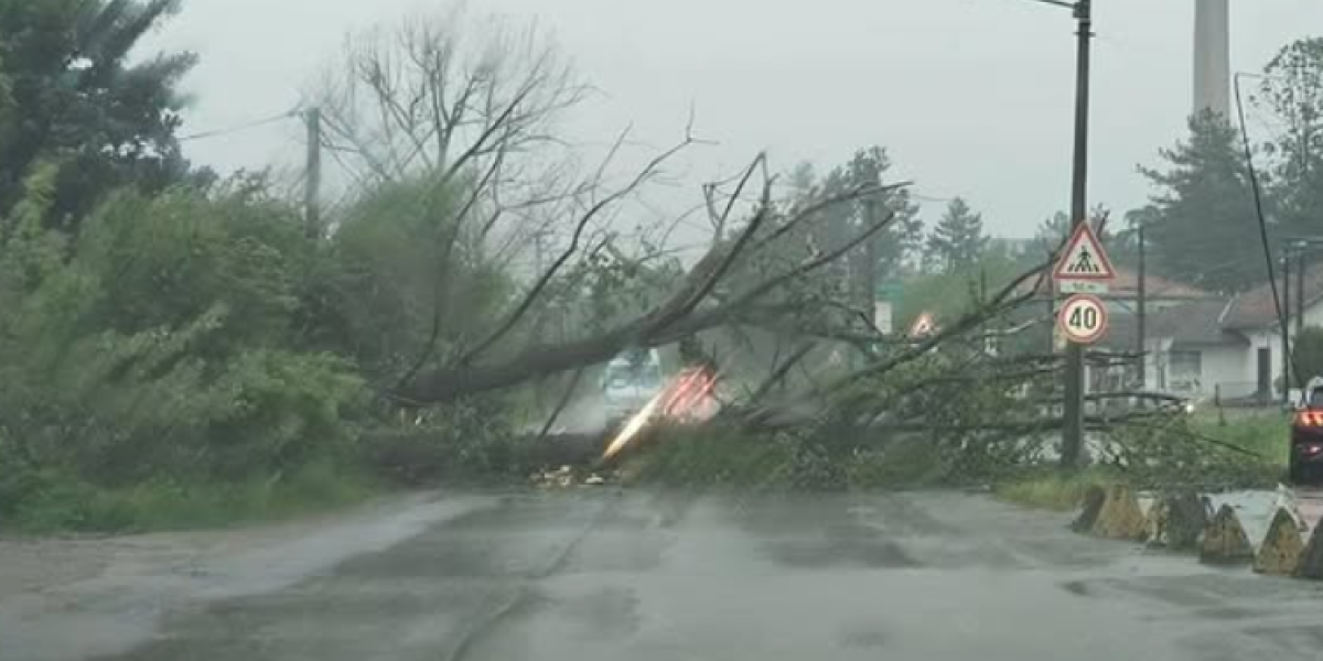 Kiša sipa, grad tuče... Srbija na udaru nevremena! (VIDEO)