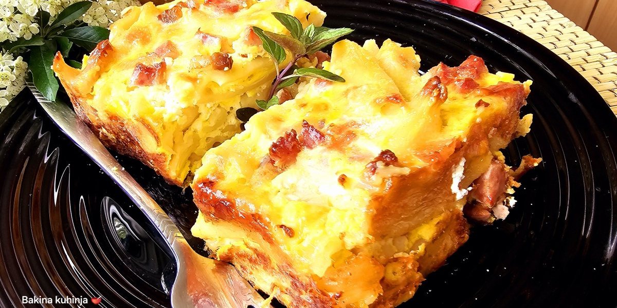 Zapečena testenina sa slaninom i kačkavaljem - Idealan vikend obrok koji se lako pravi (VIDEO)
