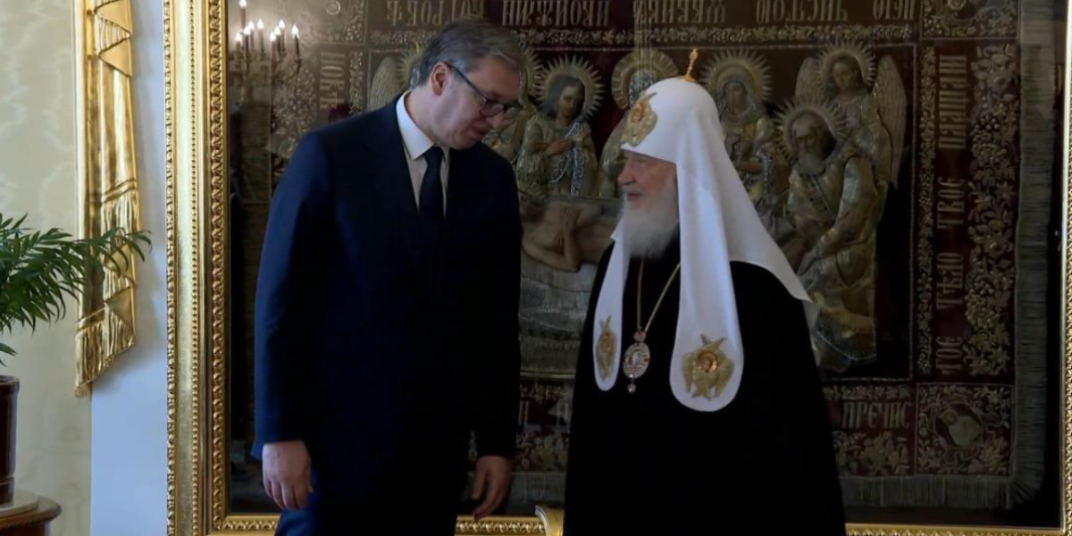 Vučić uručio orden patrijarhu Kirilu! Obratio se na ruskom jeziku - Progovorio o svom zdravlju (FOTO/VIDEO)