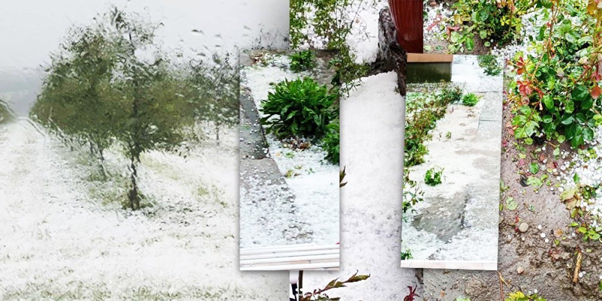 Grad opustošio Šumadiju! Sela se zabelela kao u sred zime, iza nevremena ništa nije ostalo (VIDEO/FOTO)