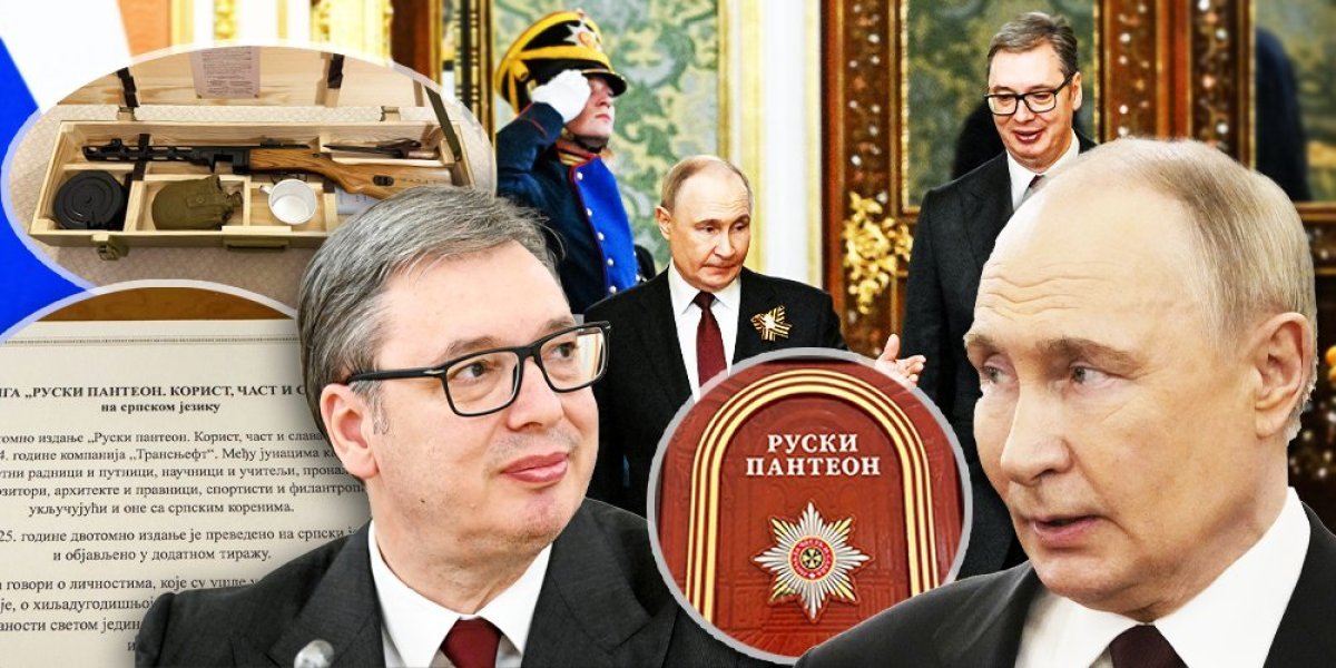 PUTIN DARIVAO VUČIĆA! Pogledajte šta je predsednik Srbije dobio u Moskvi! (FOTO)