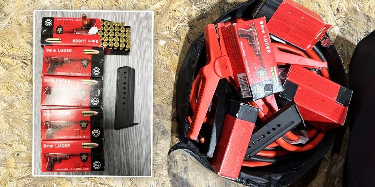 Zaplenjen arsenal municije na Batrovcima!  Vozač "mercedesa" odmah uhapšen! (FOTO)