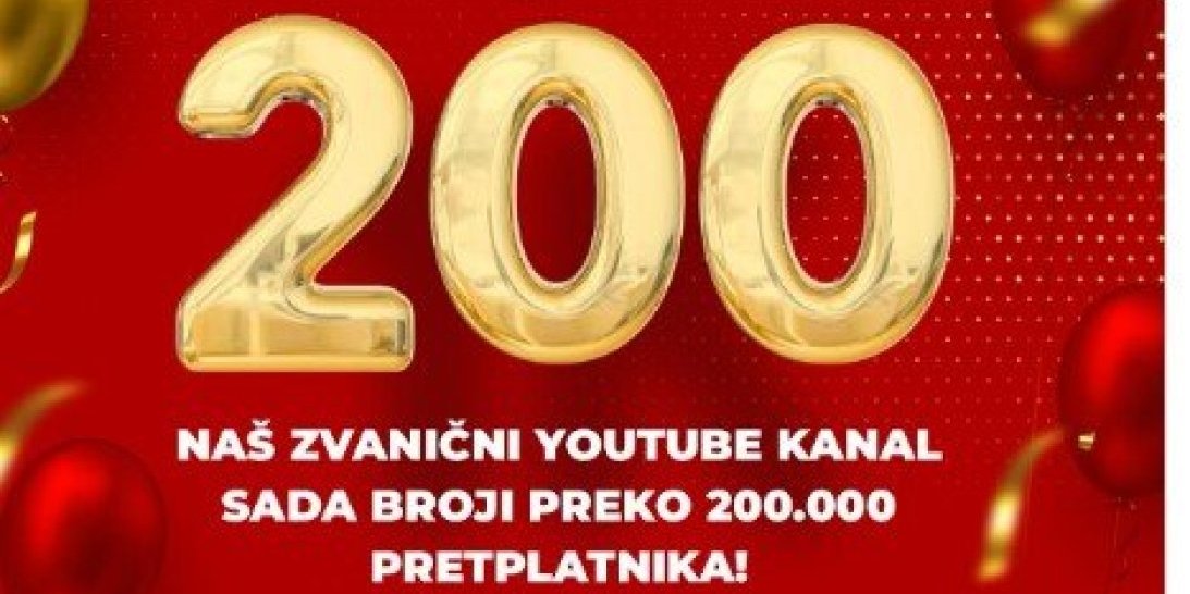Informer TV obara rekorde na YouTube: Više od 200.000 pretplatnika i 5 miliona pregleda mesečno