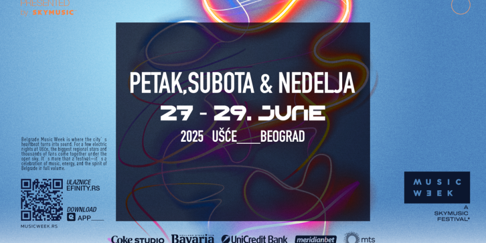 Leto počinje na UŠĆU! Ulaznice za BELGRADE MUSIC WEEK od DANAS U PRODAJI: Za SUPERFANOVE posebno iznenađenje