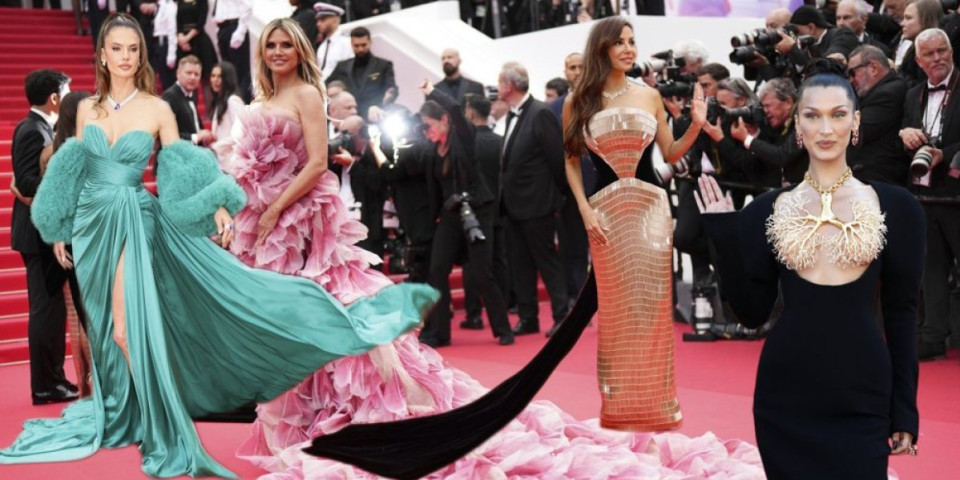 Najlepša modna izdanja sa Kanskog festivala: Defile lepotica u senzacionalnim toaletama - čist glamur i seksepil (FOTO)