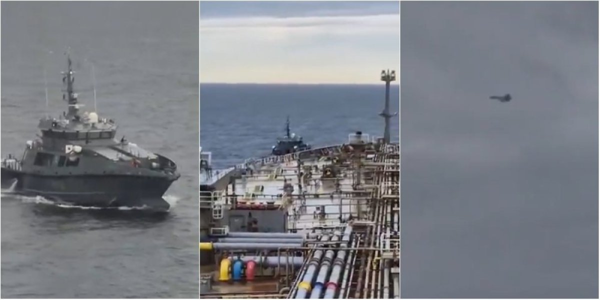 "Pokušali da upadnu na ruski tanker, a onda se pojavio Su-34"! Procurio dramatičan snimak sa Baltika (VIDEO)