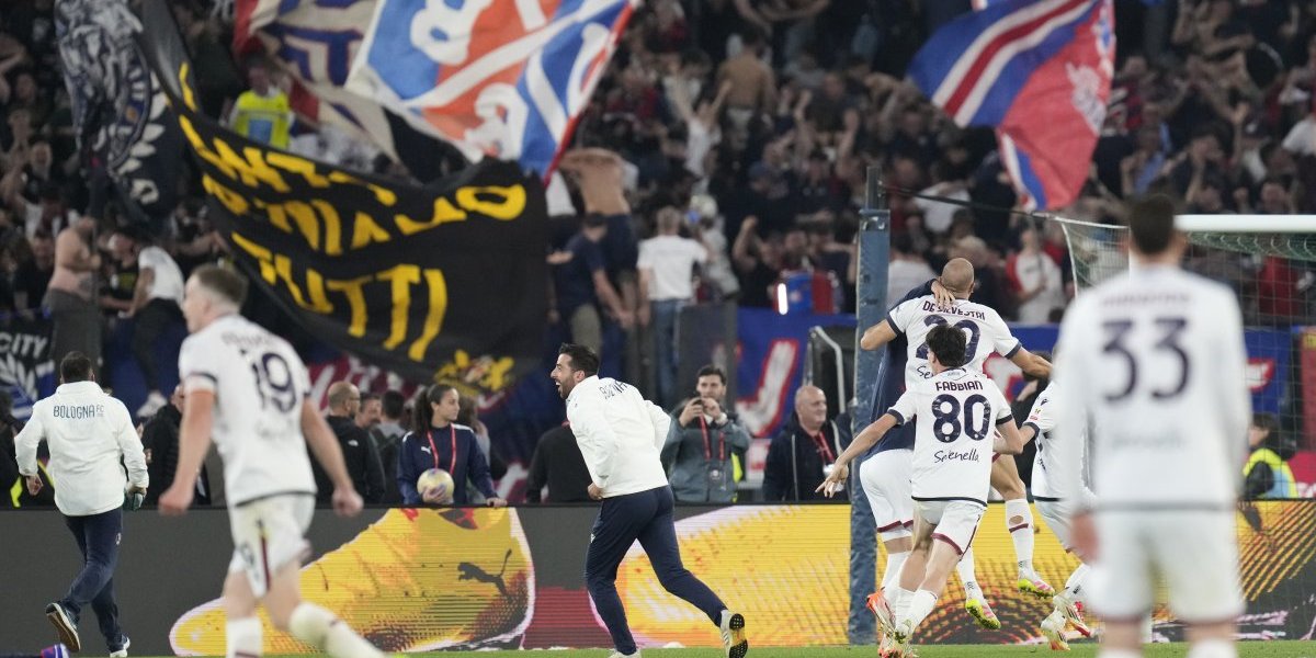 Bolonja slavi nakon pola veka patnje: Jović tragičar Milana u velikom finalu (VIDEO)