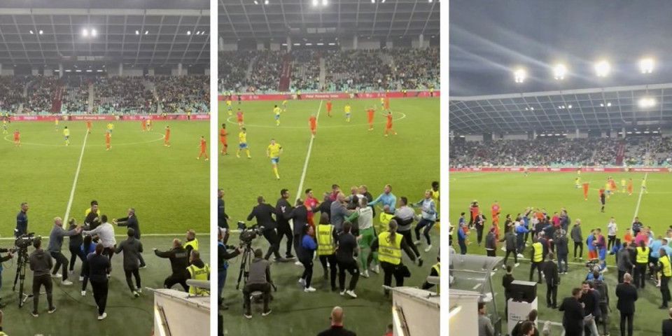 Bivši igrač Zvezde hteo da bije Španca: Krenuo na njega 'kung-fu' potezom, a onda je nastao haos (VIDEO)