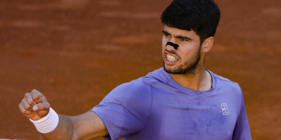 Alkaraz prvi put u finalu Rima: Španac rastužio domaću publiku i Muzetija