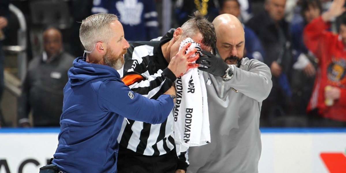 Krv šikljala na sve strane, zveknuo sudiju palicim u glavu (VIDEO)