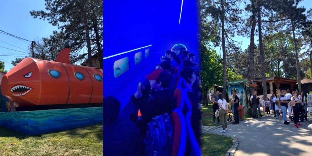 Nova atrakcija u Jagodini! Čekaju u redu da vide šta je unutra (VIDEO)