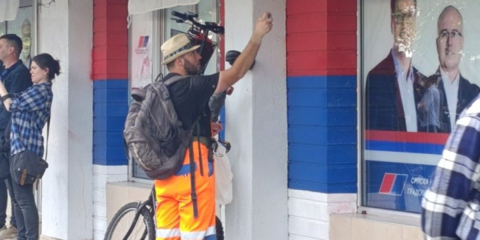 Teror manjine nad većinom u Novom Sadu! Opozicioni ekstremisti se spremaju za nasilje ispred prostorija SNS (FOTO, VIDEO)