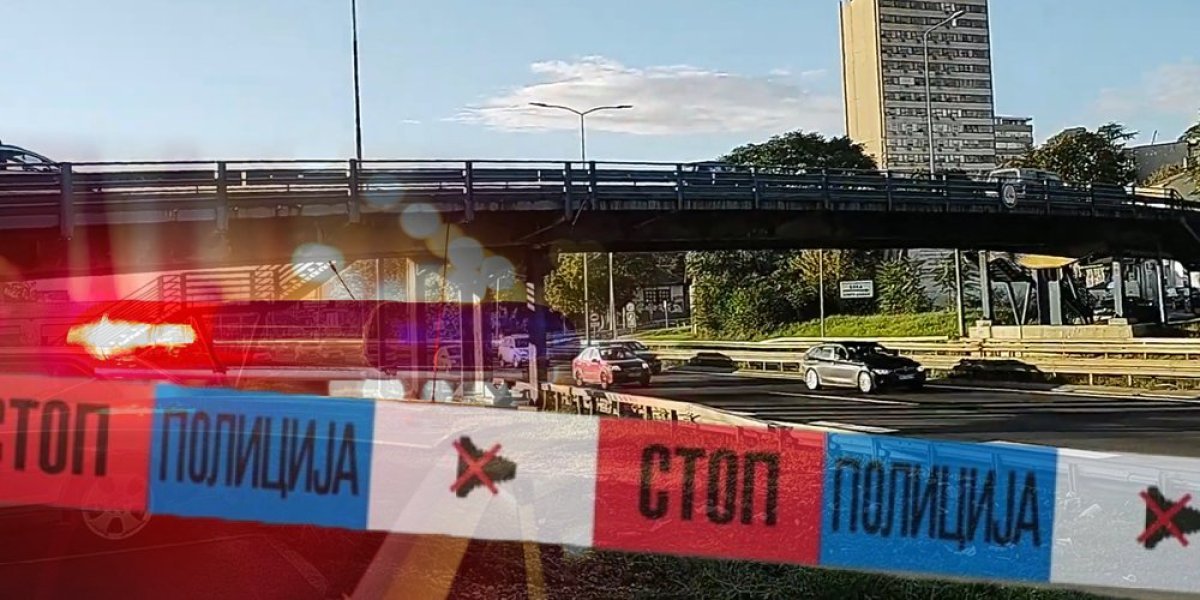 Drama na Dušanovcu: Telo muškarca na auto-putu, Hitna i policija na terenu