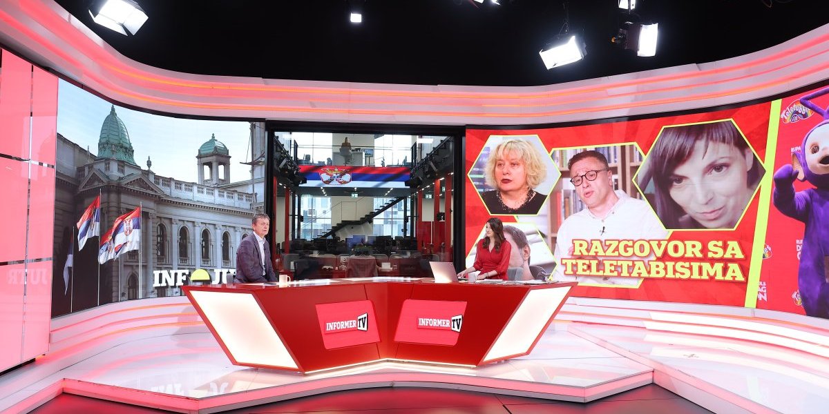 Nataša Kandić izvukla rektora Đokića iz svoje galerije igračaka - Teletabis Lala!