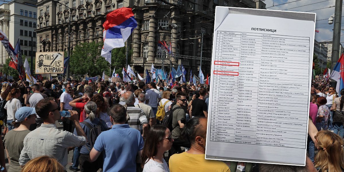 (FOTO) Evo kako opozicioni profesori lažiraju peticiju za izbore: Isti čovek se potpisao čak dva puta
