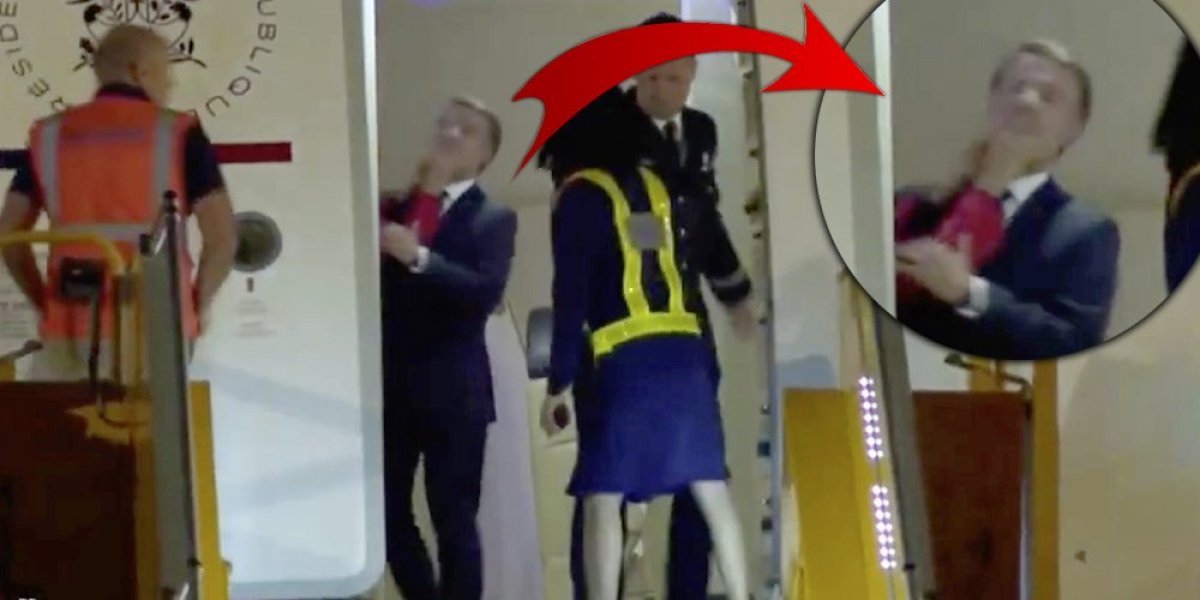 (VIDEO) Skandal! Makronu supruga zalepila šamarčinu: Kamere snimile sve, hitno se oglasila Jelisejska palata