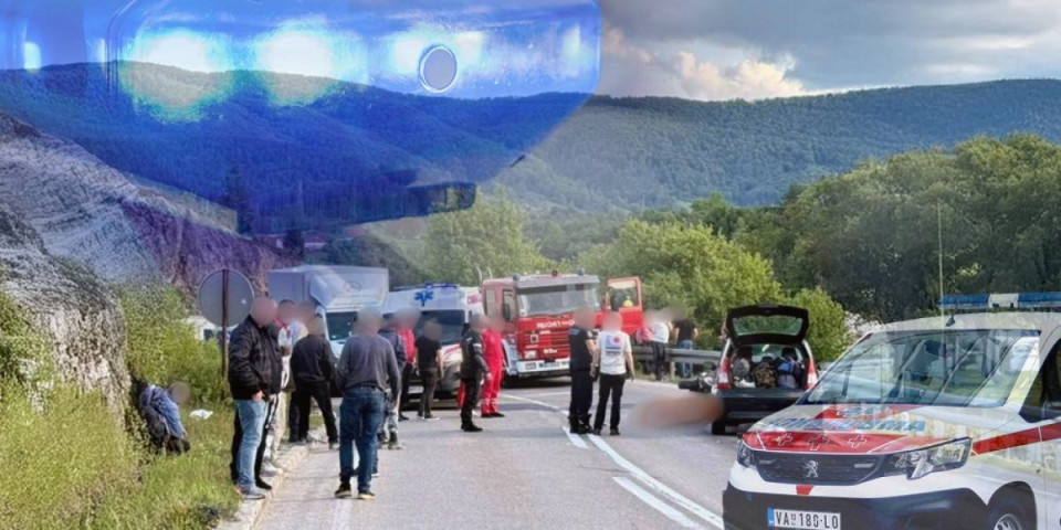 Motociklista se zakucao u automobil i na mestu ostao mrtav! Detalji jezive nesreće kod Kokinog broda (FOTO)