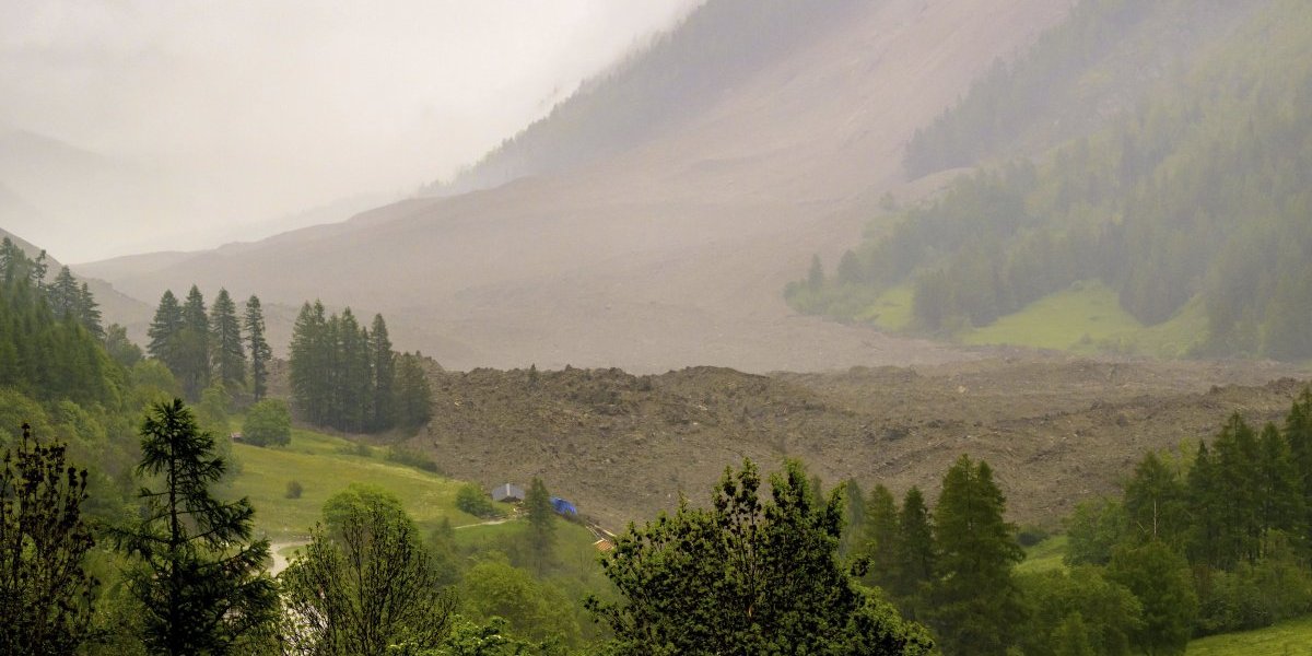 Pad glečera na Blaten