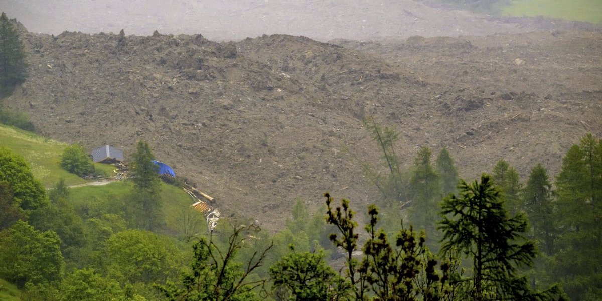 Pad glečera na Blaten