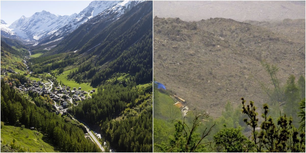 (FOTO/VIDEO) Strava i užas: Glečer se odvalio i zatrpao selo u Švajcarskoj - stižu jezive scene sa lica mesta