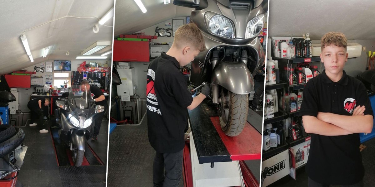 Bogdan Đurić najmlađi je moto majstor u Srbiji: A, tek da čujete koji su mu omiljeni predmeti (FOTO)