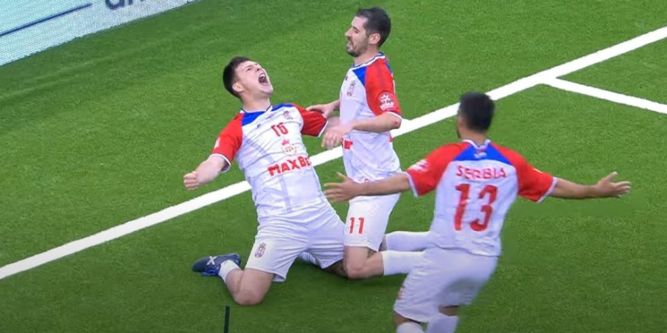 "Orlovi" treći na svetu: Srpski fudbaleri nadigrali Crnogorce