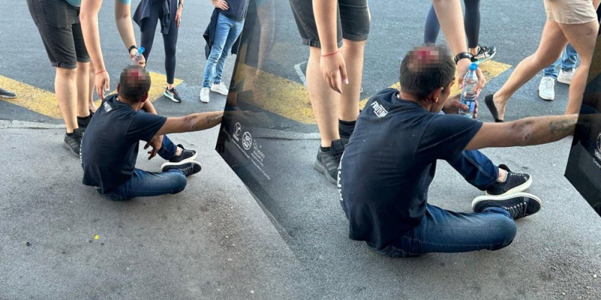 (VIDEO/FOTO) BRUTALNO -Jezive scene u centru grada: Blokaderi prolili krv!