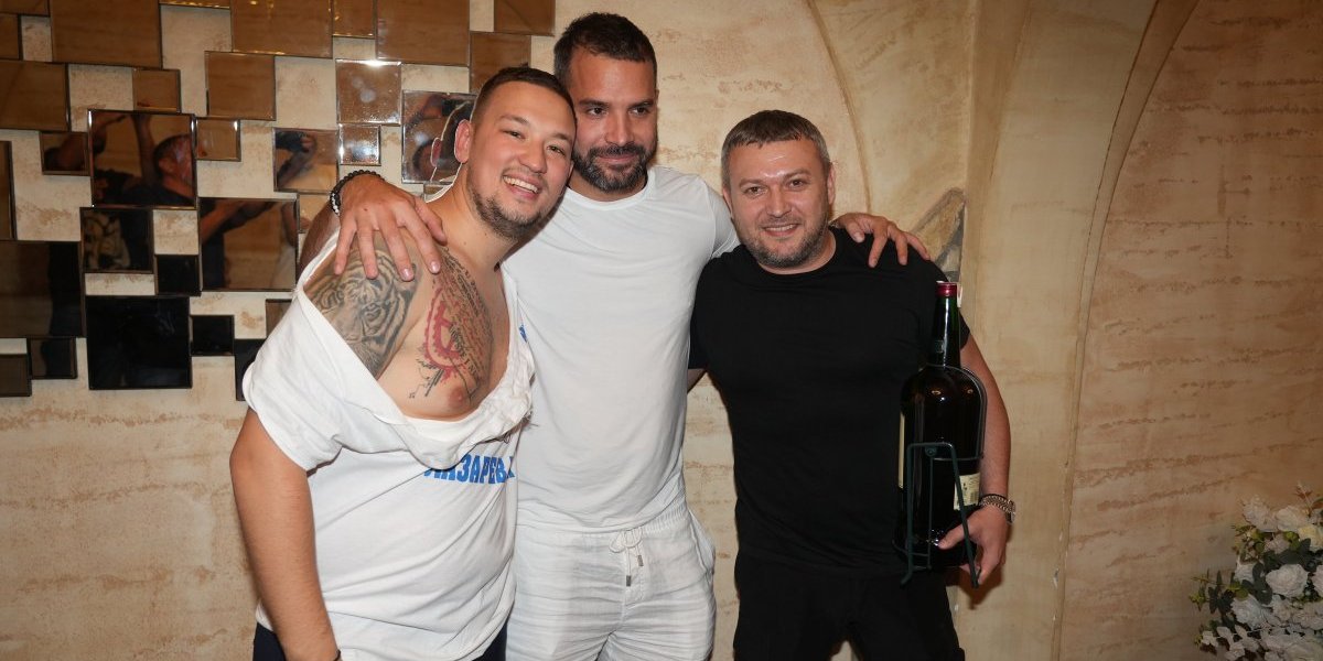 Proslava rođenja sina Uroša Živkovića