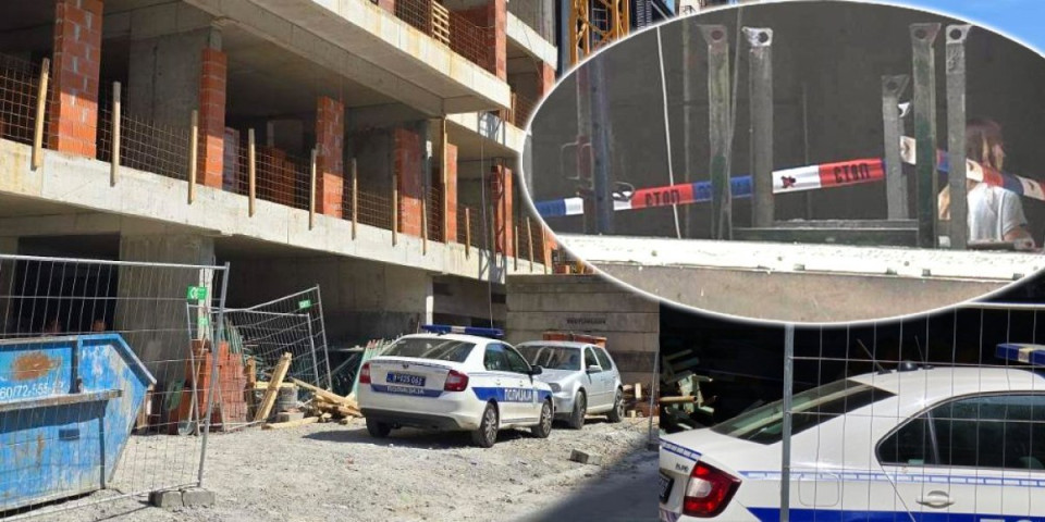 U lokalu čuli jezivo jak udarac: Telo nastradalog i dalje na gradilištu