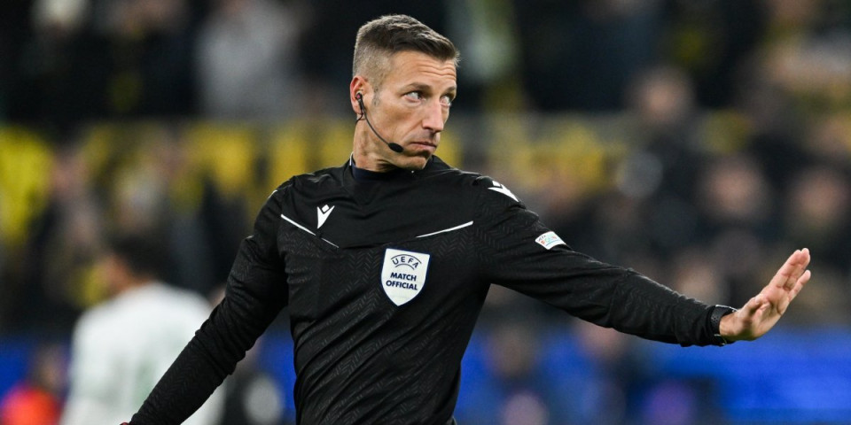 UEFA odlučila: Oni će deliti pravdu na meču Srbija - Albanija