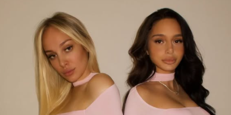 (FOTO) Ne zna se kojoj je veće poprsje: Sestre Đogani se utegle u iste haljine, sve puca na njima