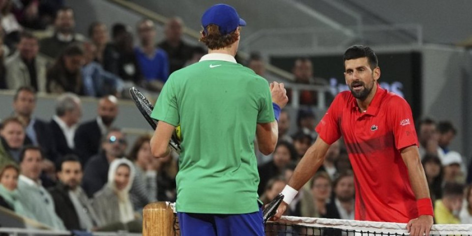 Kraj za Đokovića na Rolan Garosu: Siner je u ovom trenutku preveliki zalogaj