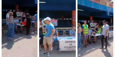 Takozvani studenti, a zapravo blokaderi-foteljaši koji terorišu Srbiju više od sedam meseci, brutalno krše izbornu tišinu u Zajačaru.