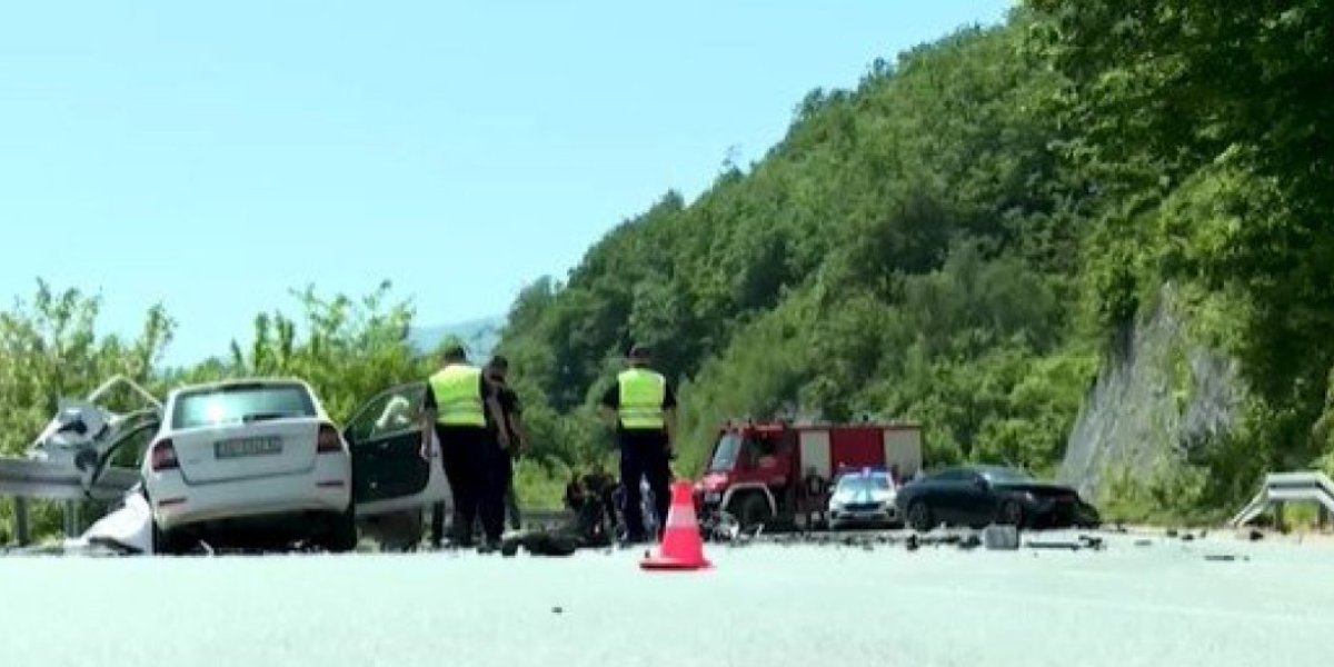 Sudar na magsitrali Bijelo Polje-Mojkovac 