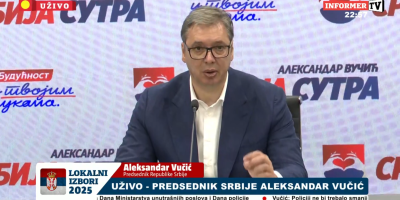 Predsednik Srbije Aleksandar Vučić obraća se građanima iz sedišta stranke, a povod su upravo završeni izbori u Kosjeriću i Zaječaru, koji su pokazali jasnu poruku naroda!