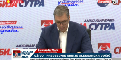 Predsednik Srbije Aleksandar Vučić obratio se građanima Srbije iz Sedišta srpske napredne stranke (SNS), nakon lokalnih izbora u Zaječaru i Kosjeriću.