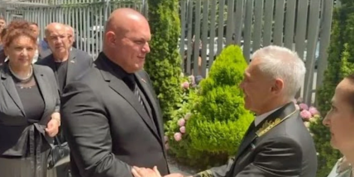 Dalibor Marković na prijemu u ambasadi Rusije povodom obeležavanja Dana Rusije