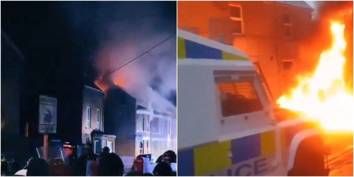 Haos u Severnoj Irskoj zbog rumunskih tinejdžera: Petnaest policajaca povređeno, leteli molotovljevi kokteli