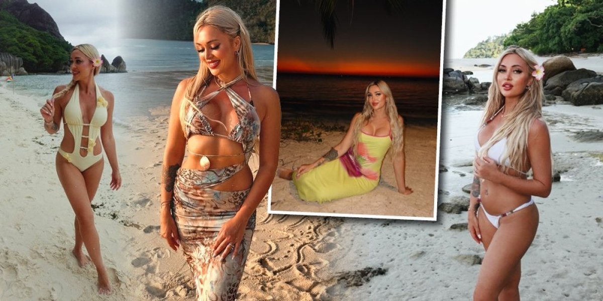 Grmi kako izgleda u petoj deceniji: Bivša žena trenera Zvezde zapalila mreže u minijaturnom bikiniju (FOTO GALERIJA)