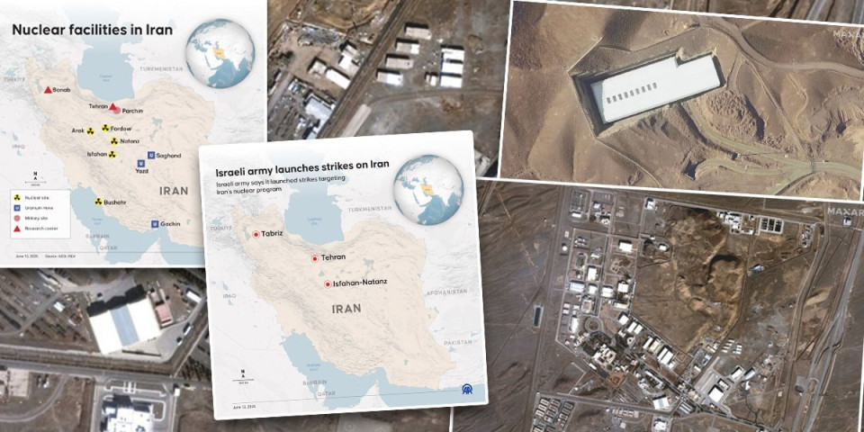 (MAPA/FOTO) Satelitski snimci otkrili šok prizore iz Irana: Ovo su bili pravi ciljevi stravičnog izraelskog napada