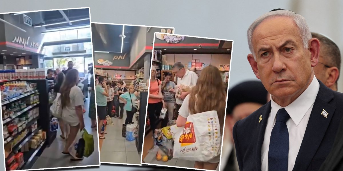 (VIDEO) Hitno! Netanjahu se obratio građanima i napravio haos: Neviđena panika u Izraelu nakon napada na Iran