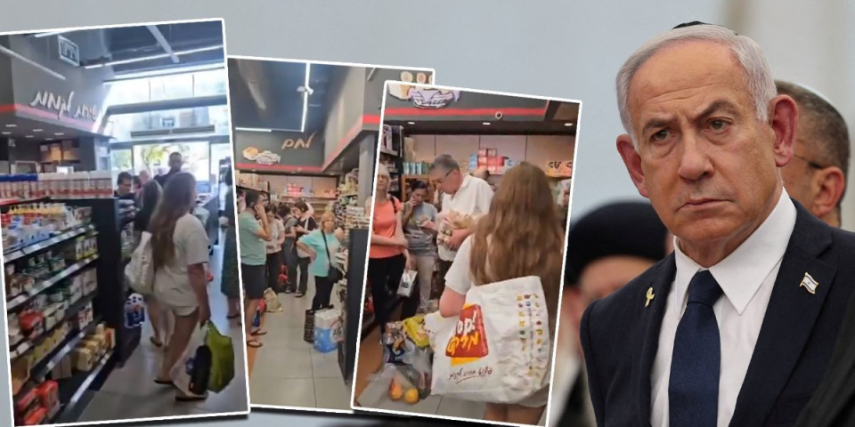 (VIDEO) Hitno! Netanjahu se obratio građanima i napravio haos: Neviđena panika u Izraelu nakon napada na Iran