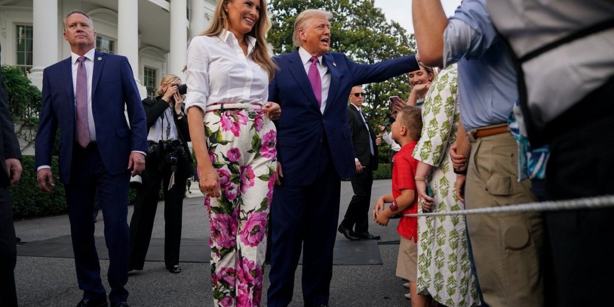Melanija i Donald Tramp