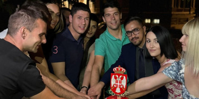 Danas je tačno 100 dana otkako studenti koji hoće da uče protestuju u Pionirskom parku, a tim povodom su imali i posebnog gosta.